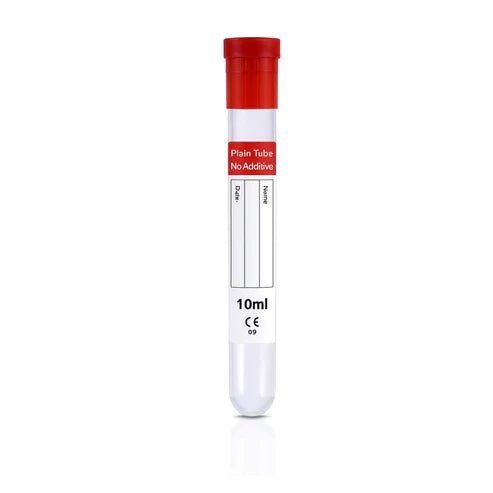 Rubber Red Top, No Additive 1OmL, PET