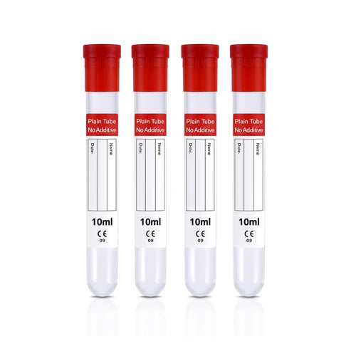 Rubber Red Top, No Additive 1OmL, PET