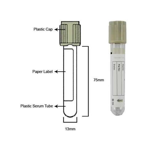 Gray Top 4mL (Glucose Tube)