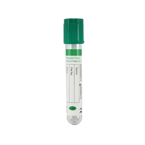 Green Top 4mL PET (Heparin Lithium Tube)