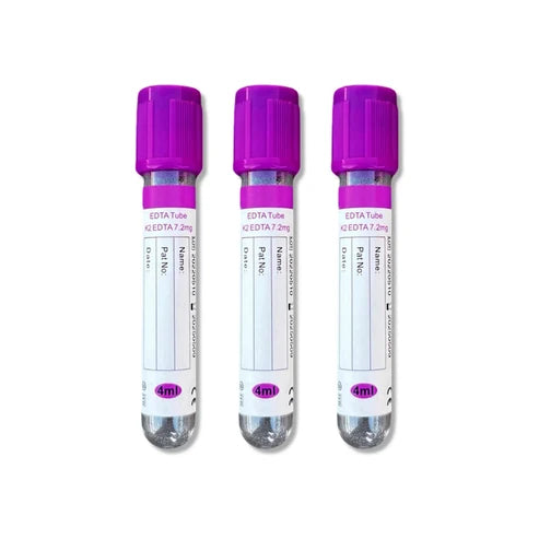 Lavender Top (EDTA Tube K2 EDTA 7.2mg)