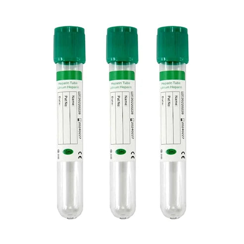 Green Top 10mL PET (Heparin Lithium Tube)