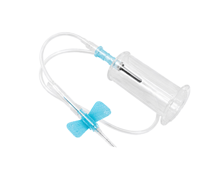 23g Safety Winged Needle with Pre-attached Holder