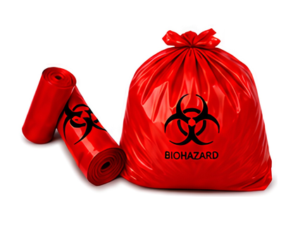 31 x 41 Biohazard Bags (30 gallons)