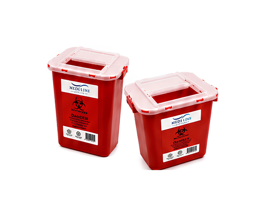2 Gallons Sharps Biohazard Container