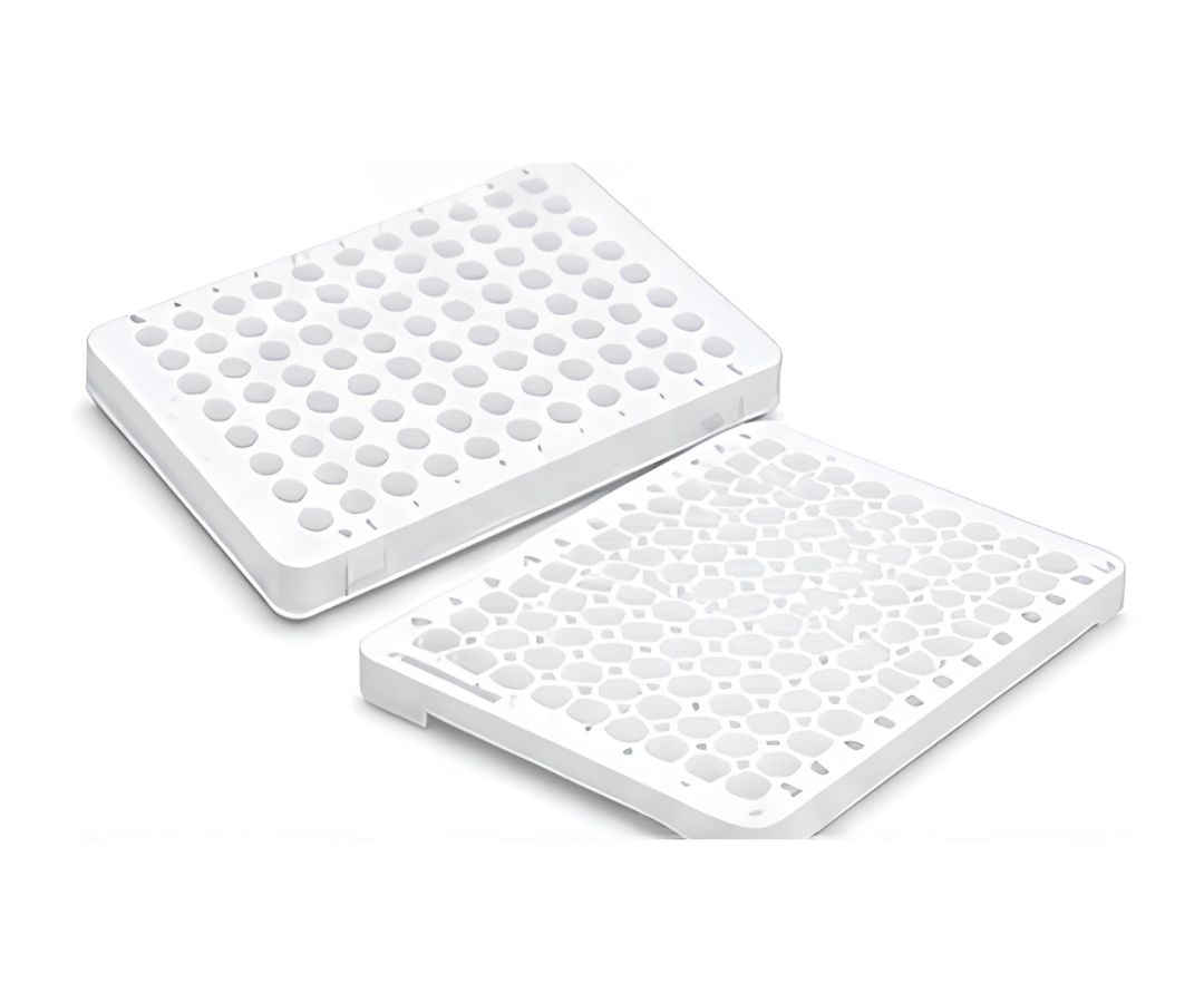 0.1 mL 96 Wells PCR Plate White (Half-Skirted)