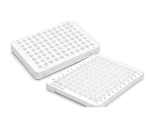 0.1 mL 96 Wells PCR Plate White (Half-Skirted)