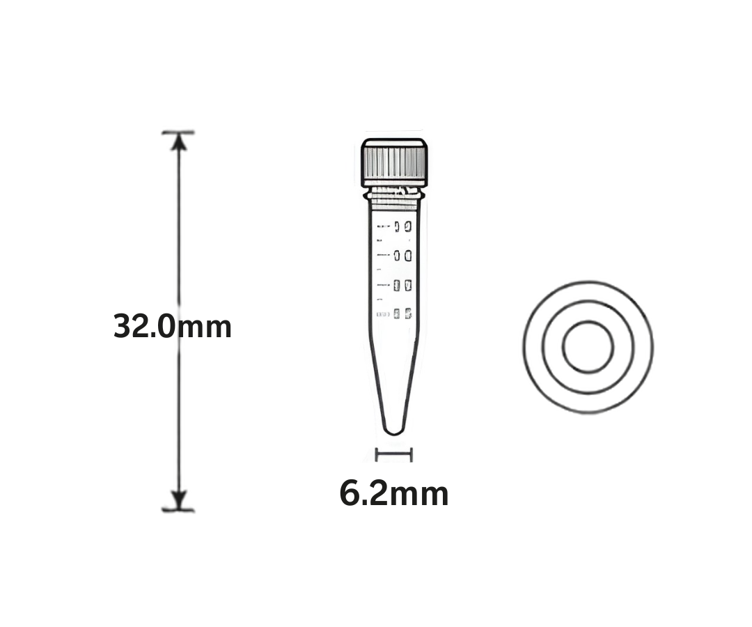 0.5mL Micro-Centrifuge Tube (Screw-Top)