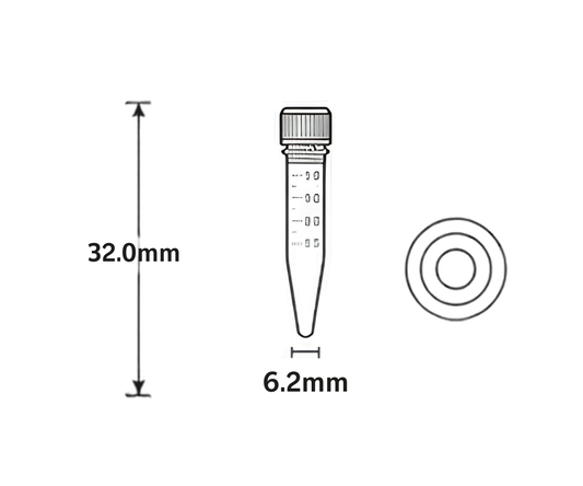 0.5mL Micro-Centrifuge Tube (Screw-Top)