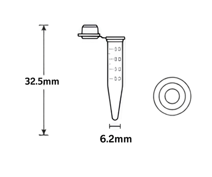 0.5 mL Micro-Centrifuge Tube (Snap-Top)