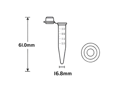 5mL Micro-Centrifuge Tube (Snap-Top)