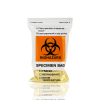 1000 pcs, Specimen Transport Bag with Document Pouch 6 X 9 Inch Zip Closure Biohazard Symbol